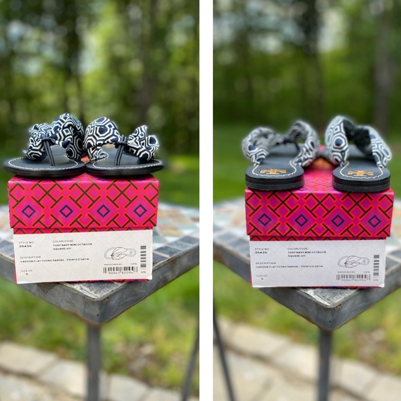 Tory Burch Carson Flip Flops - Picture 5 of 8